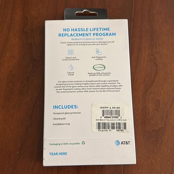 NWT Tempered glass screen protector w/ installation tray iPhone11 Pro Max/Xs Max - Picture 3 of 3